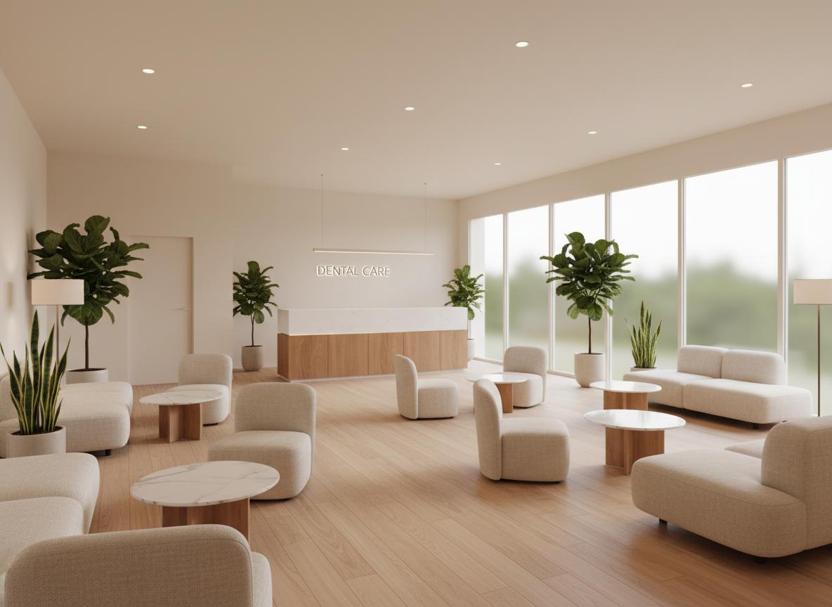 Modern clinic reception