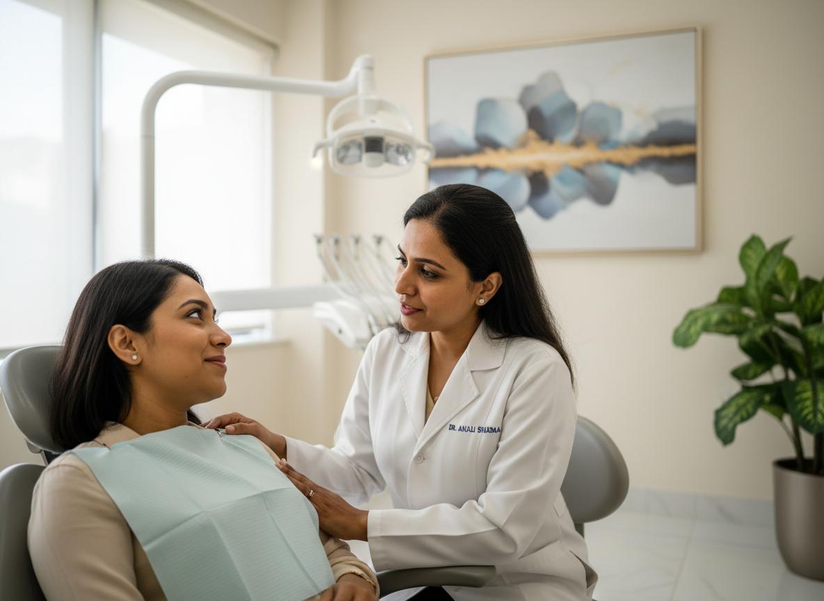 Doctor consulting with patient